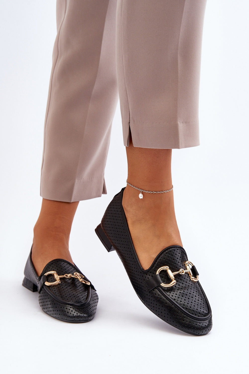 Step In Style Iluvana Black Faux Leather Flat Moccasins - view 3
