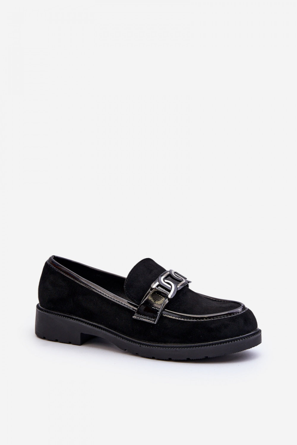 Step In Style Black Flat Moccasins - view 2