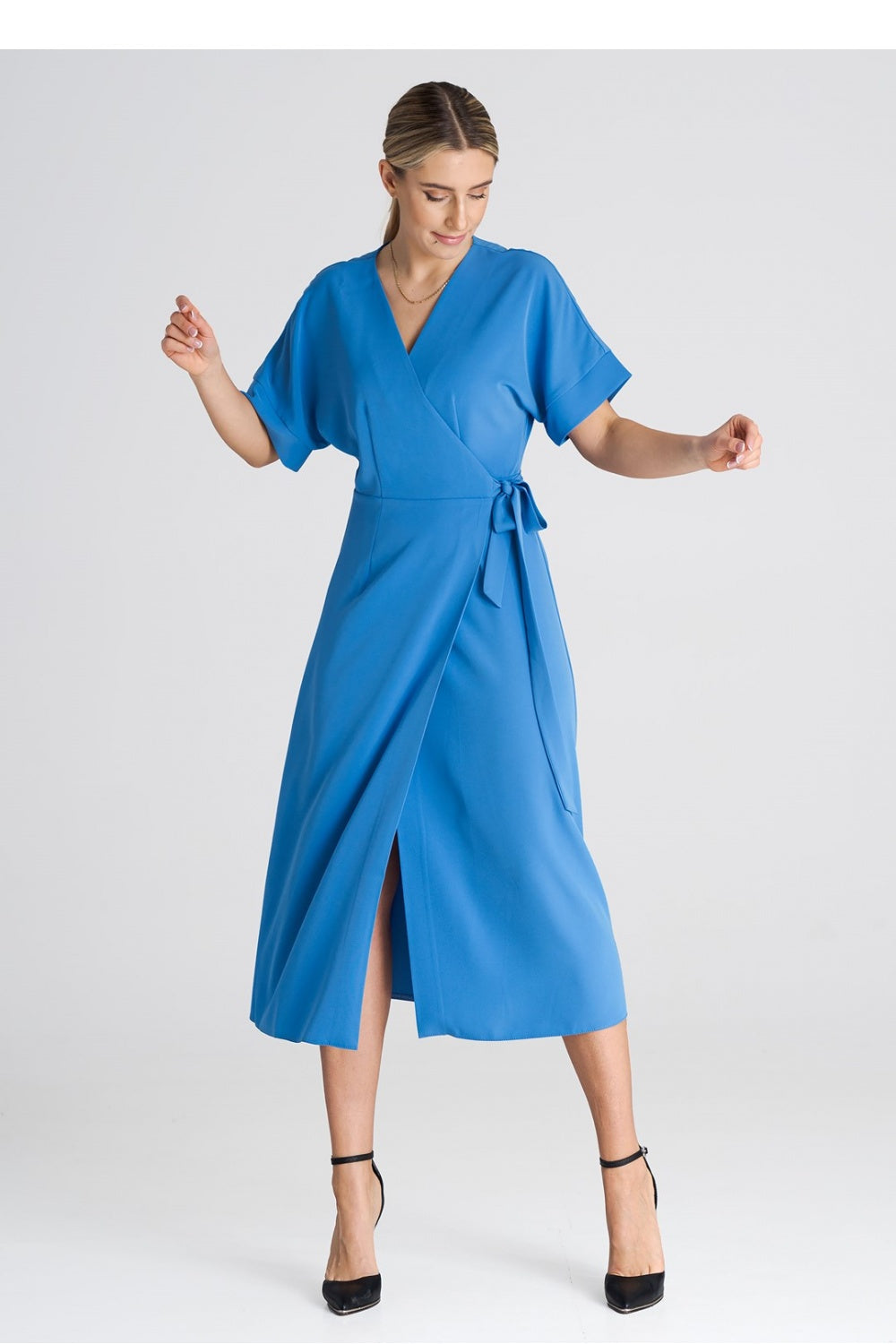 Figl Blue Dress - view 2