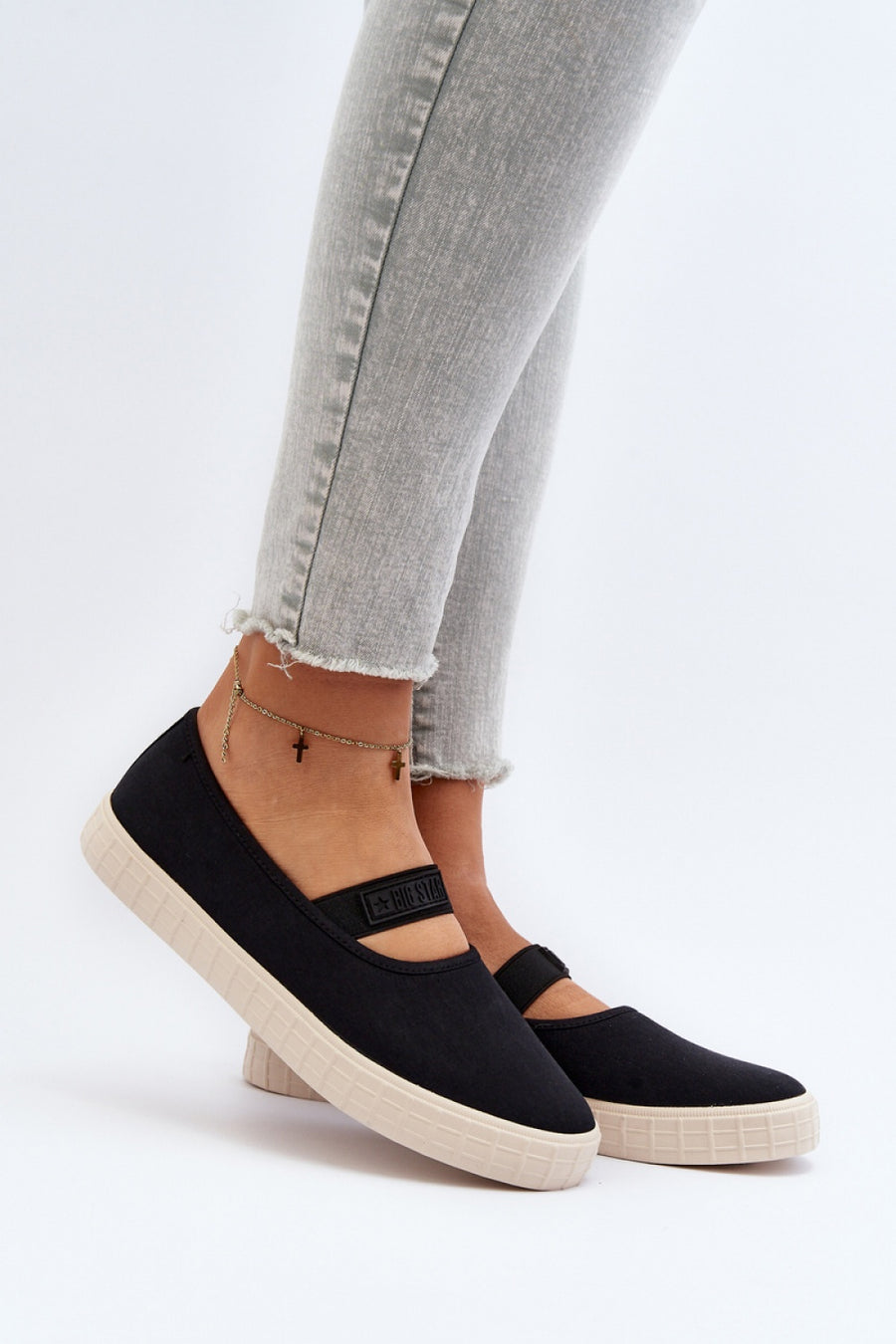 Step In Style Black Trainers