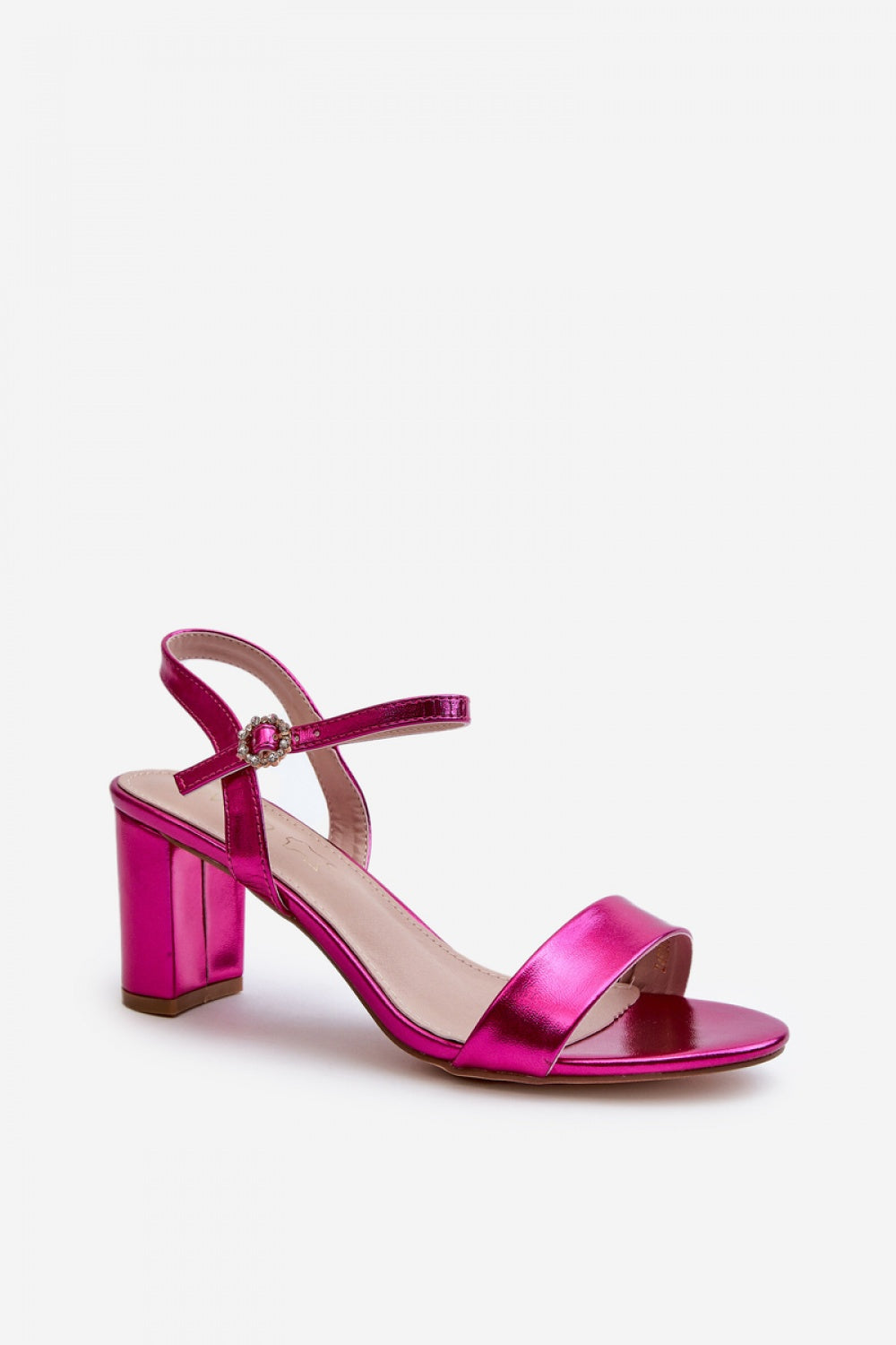 Step In Style Glindra Fuchsia Heeled Sandals - view 2