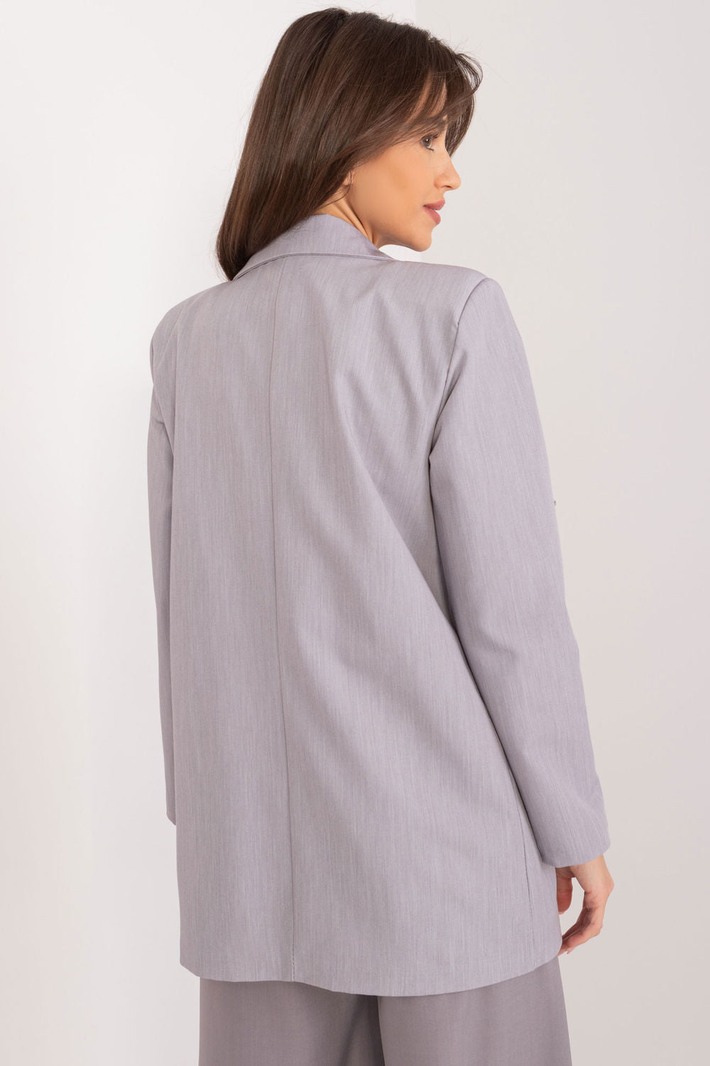 Italy Moda Grey Long Sleeve Jacket - view 3