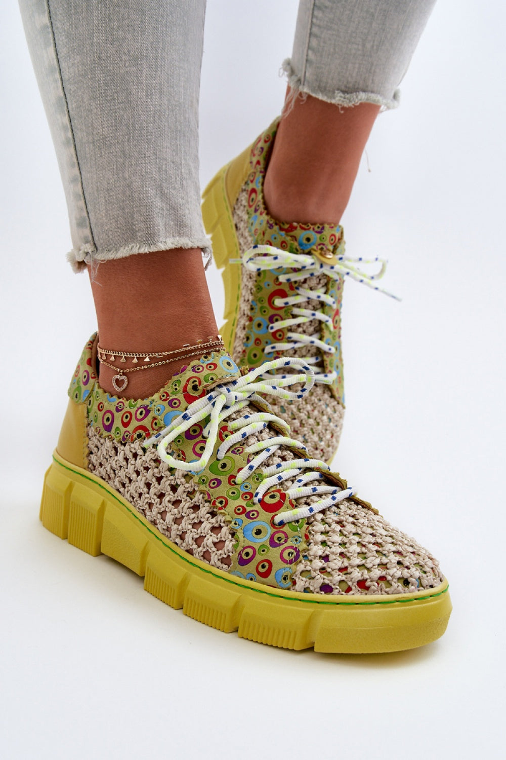 Step In Style Maciejka Lime Leather Shoes - view 3