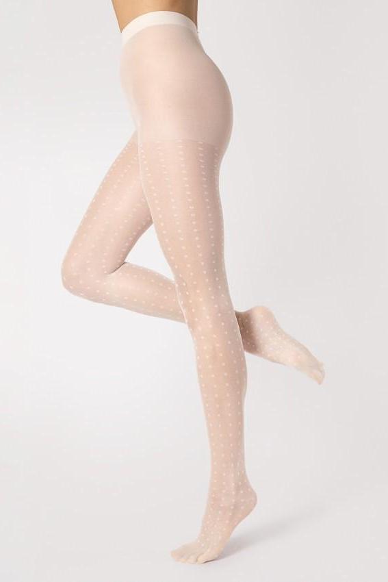 Fiore Charlize Ecru Tights