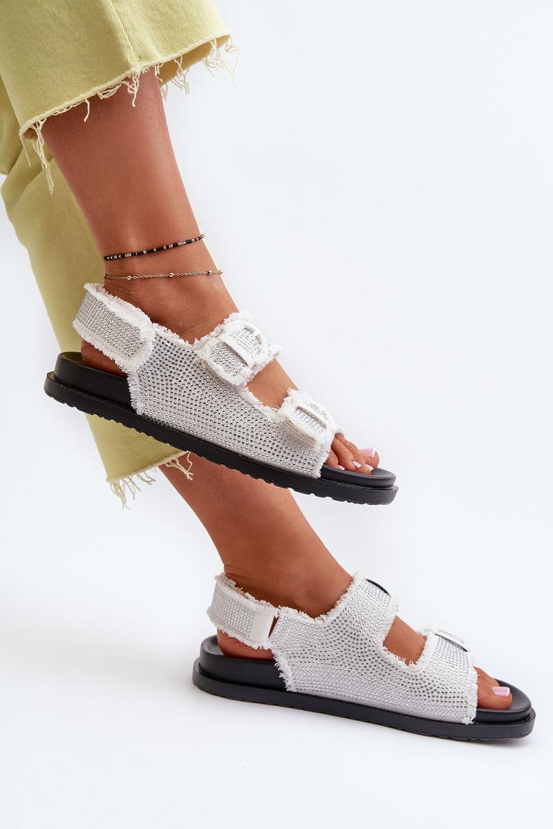 Step In Style Irmale White Platform Sandals - view 3
