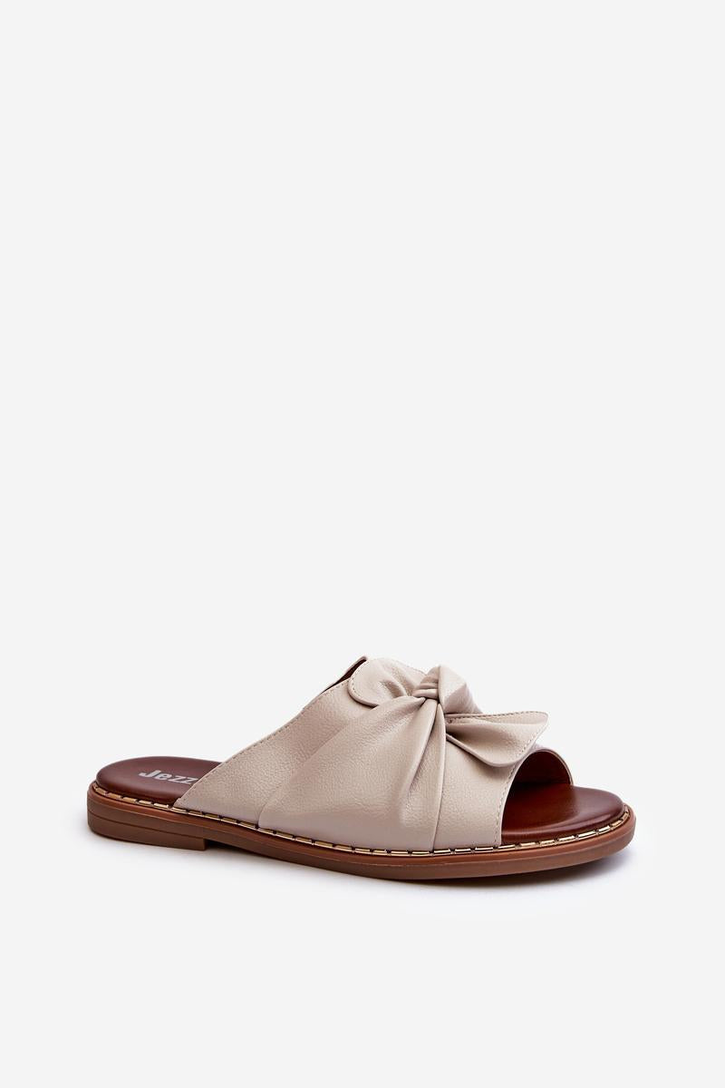 Step In Style Nelvira Beige Flat Flip Flops - view 2
