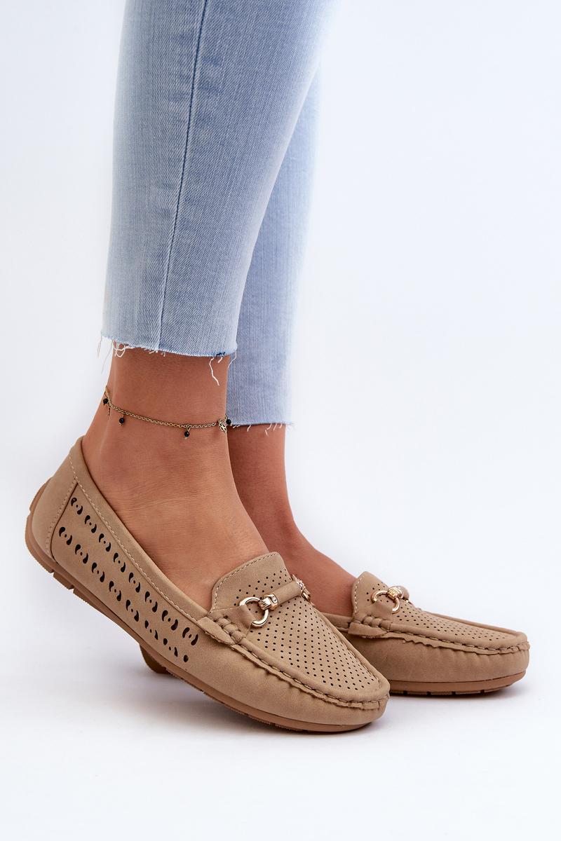Step In Style Kaydance Brown Faux Leather Moccasins