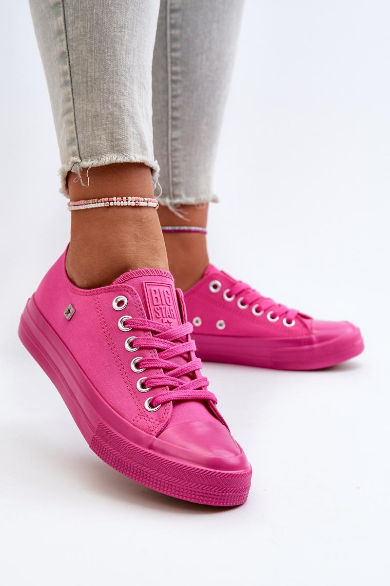 Step In Style Big-Star Fuchsia Trainers