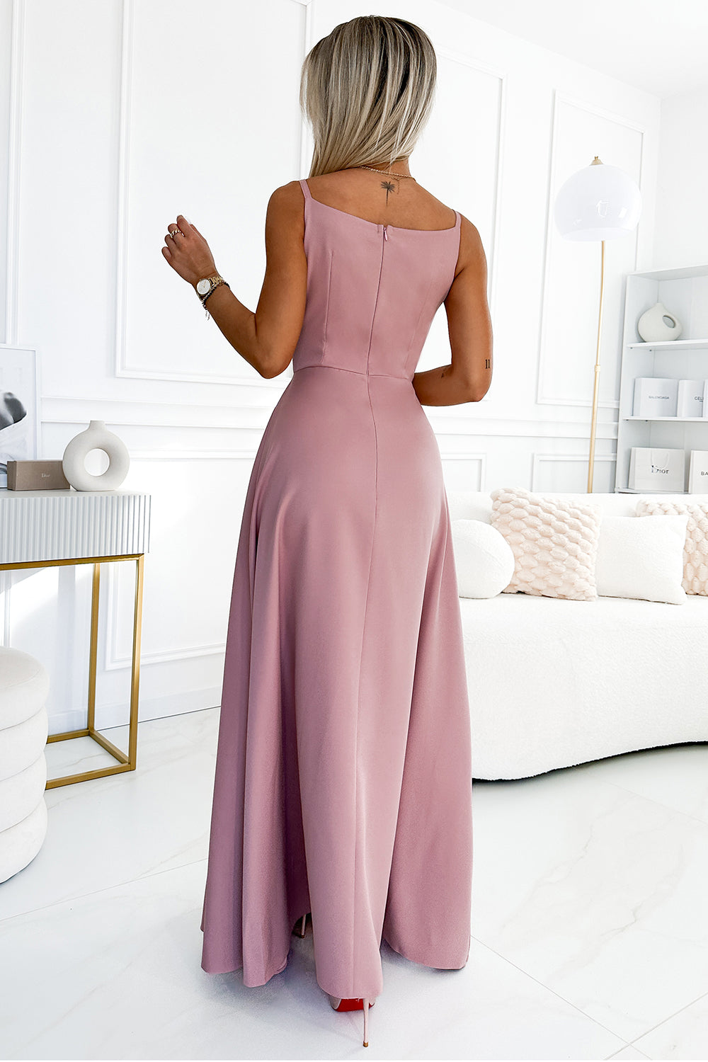 Numoco Chiara Pink Maxi Dress - view 2