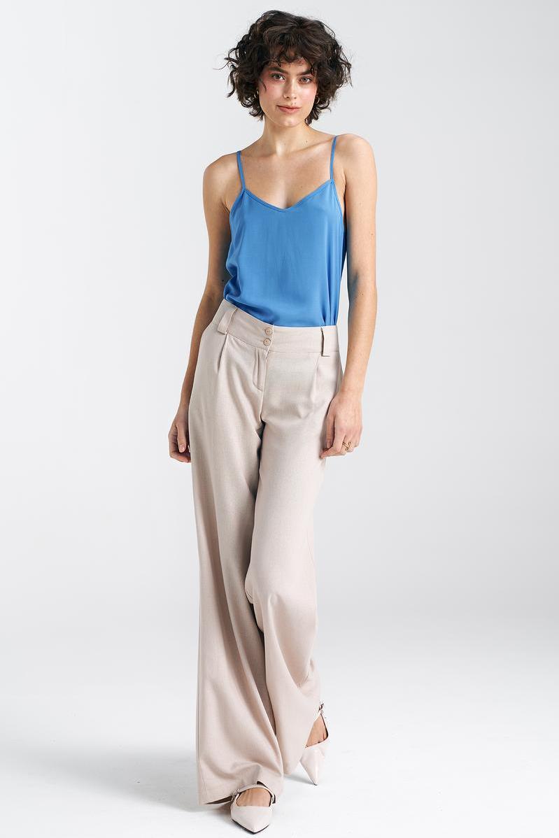 Nife Blue Sleeveless T-Shirt - view 2