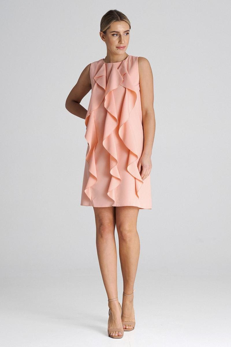 Figl Pink A-Line Sleeveless Cocktail Dress - view 2