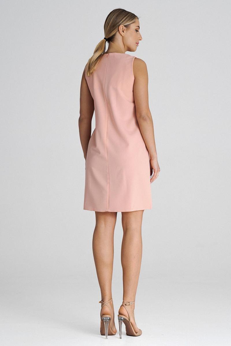Figl Pink A-Line Sleeveless Cocktail Dress - view 3
