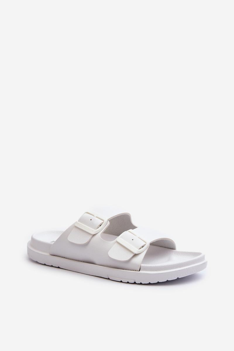 Step In Style White Flip Flops with Adjustable Straps - view 2