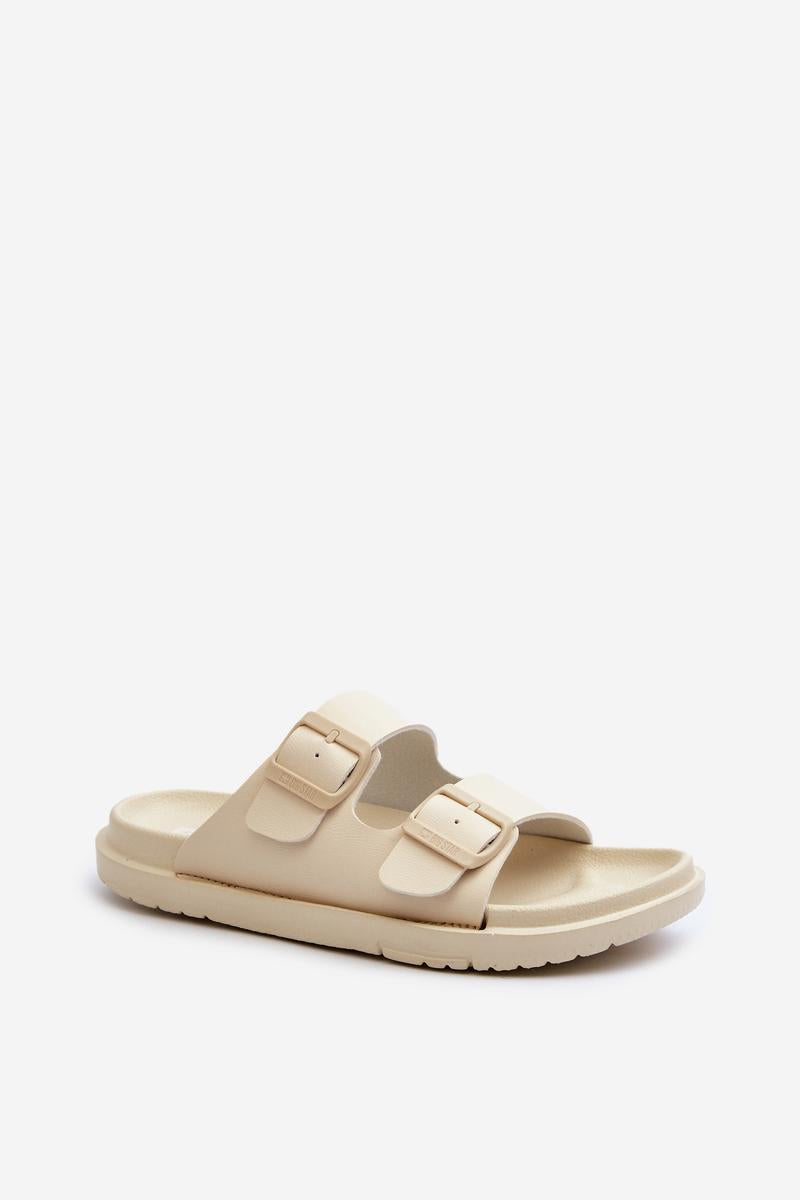 Step In Style Beige Flip Flops with Adjustable Straps - view 2