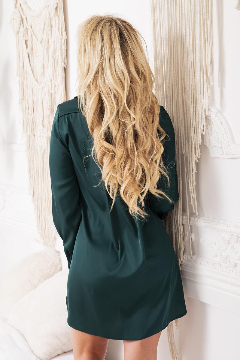 Kalimo Carey Green Satin Nightdress - view 2