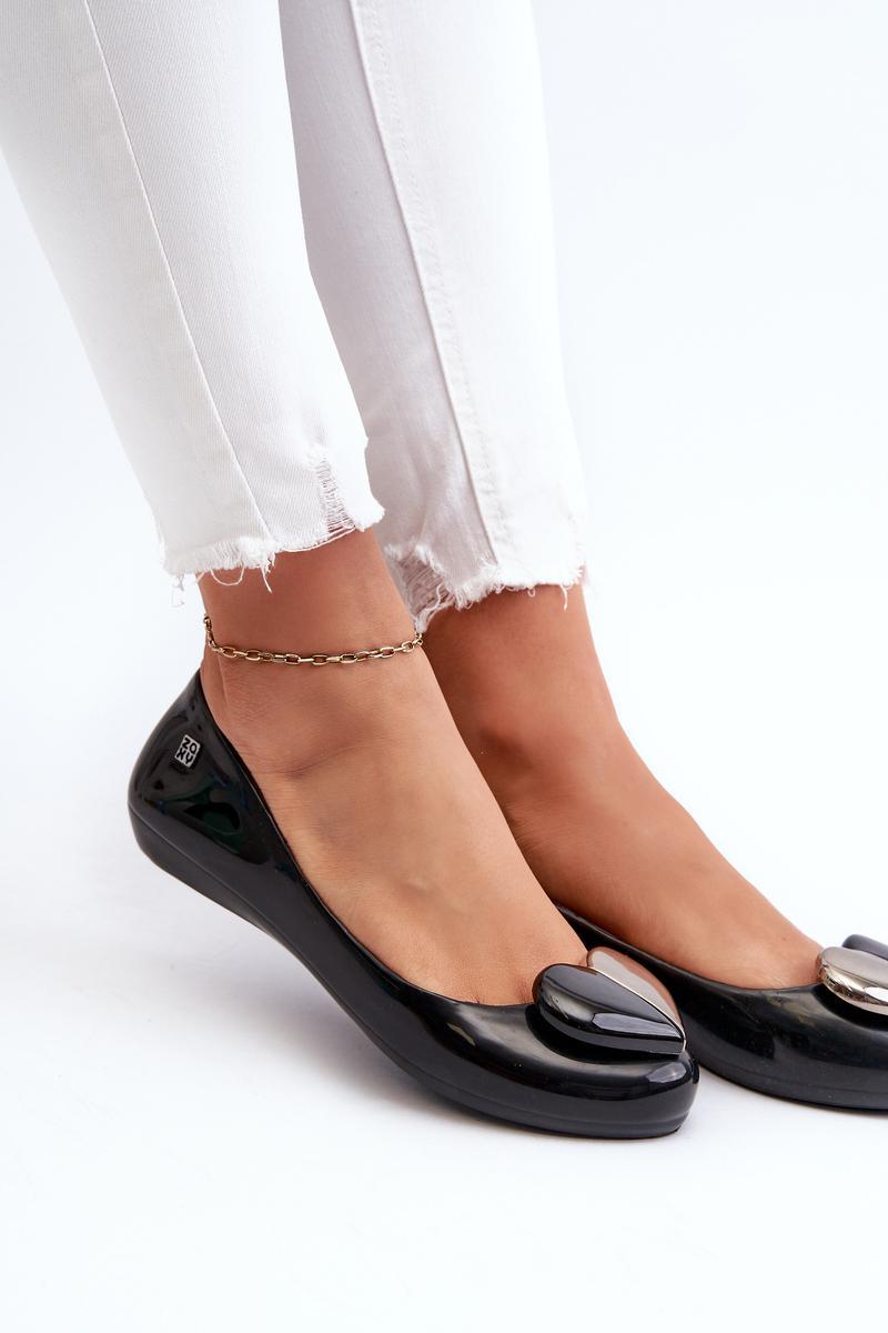 Step In Style Zaxy Black Ballet Flats - view 3
