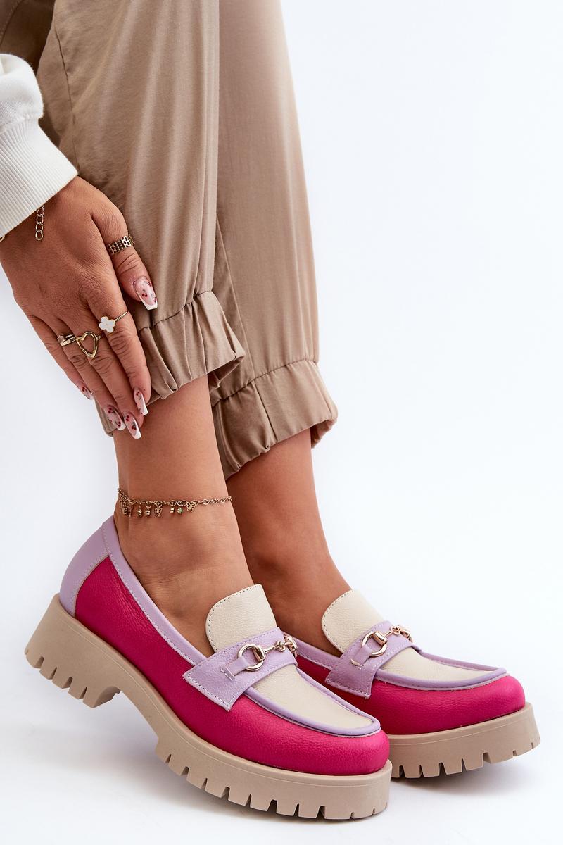 Step In Style Zazoo Beige Leather Moccasins