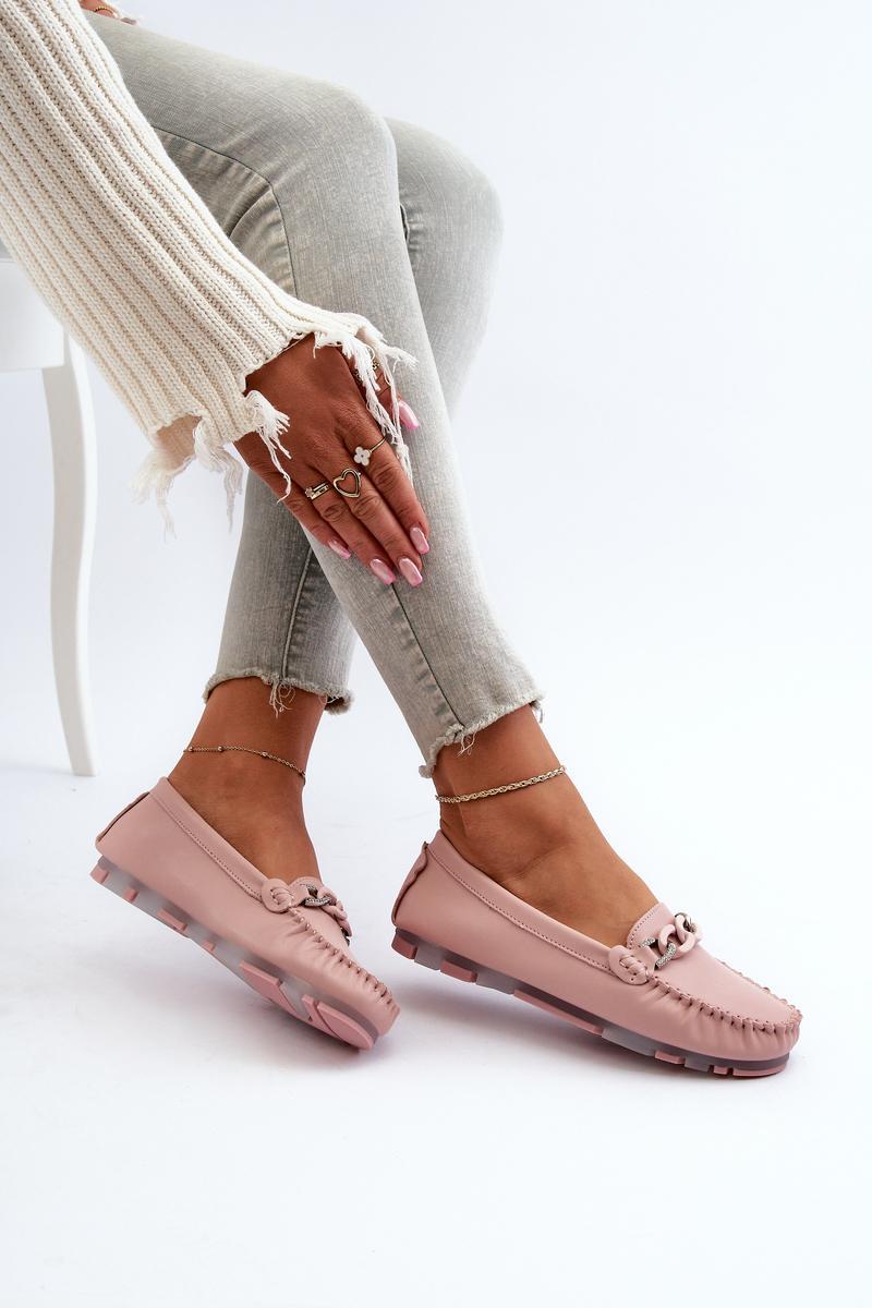 Step In Style Pink Moccasins - view 3