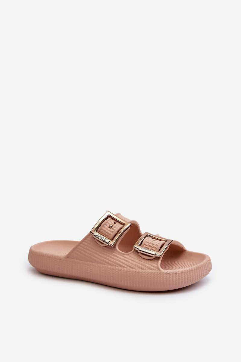 Step In Style Zaxy Beige Flip Flops - view 2