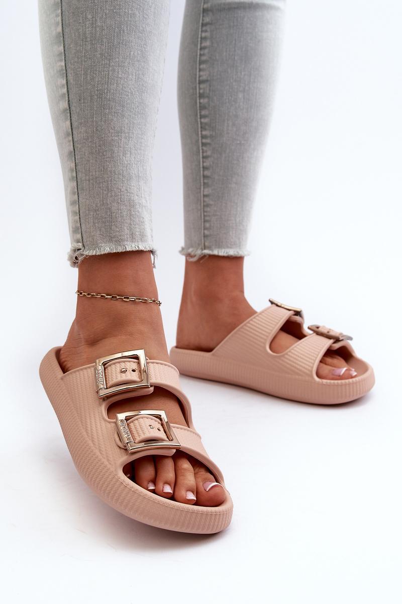 Step In Style Zaxy Beige Flip Flops - view 3