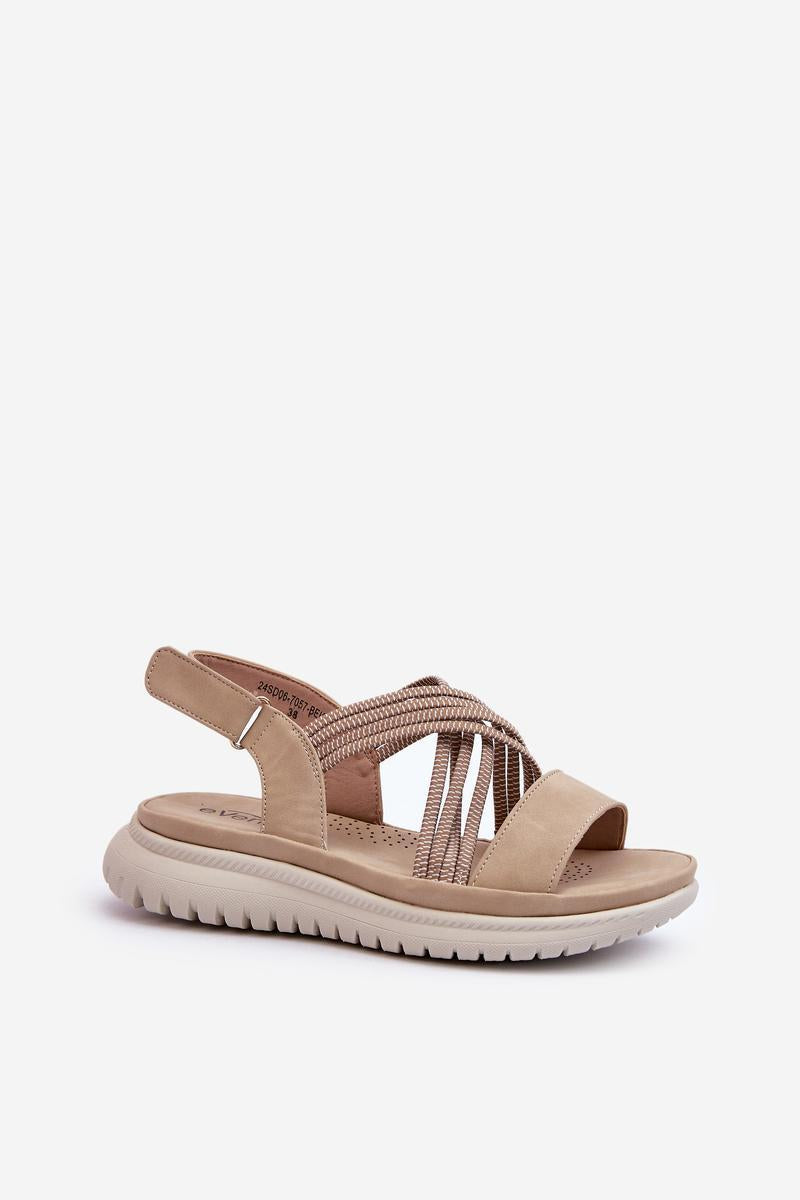 Step In Style Ceclea Beige Wedge Sandals - view 2