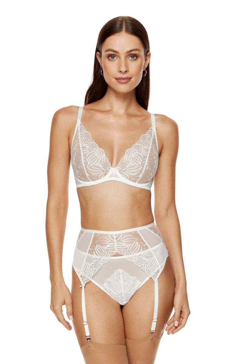 Gorteks Cherie Cream Suspender Belt