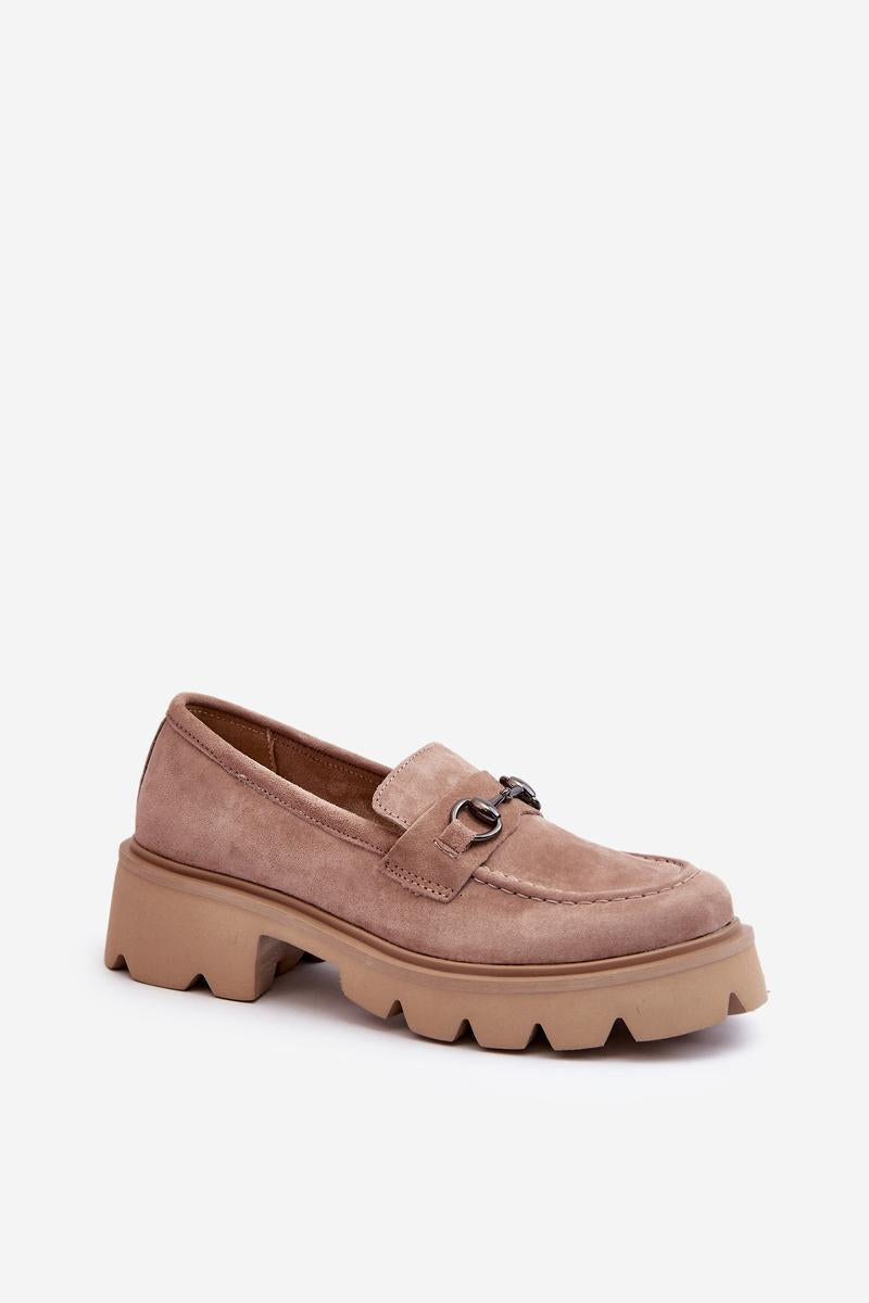 Step In Style Neloria Beige Suede Moccasins - view 2