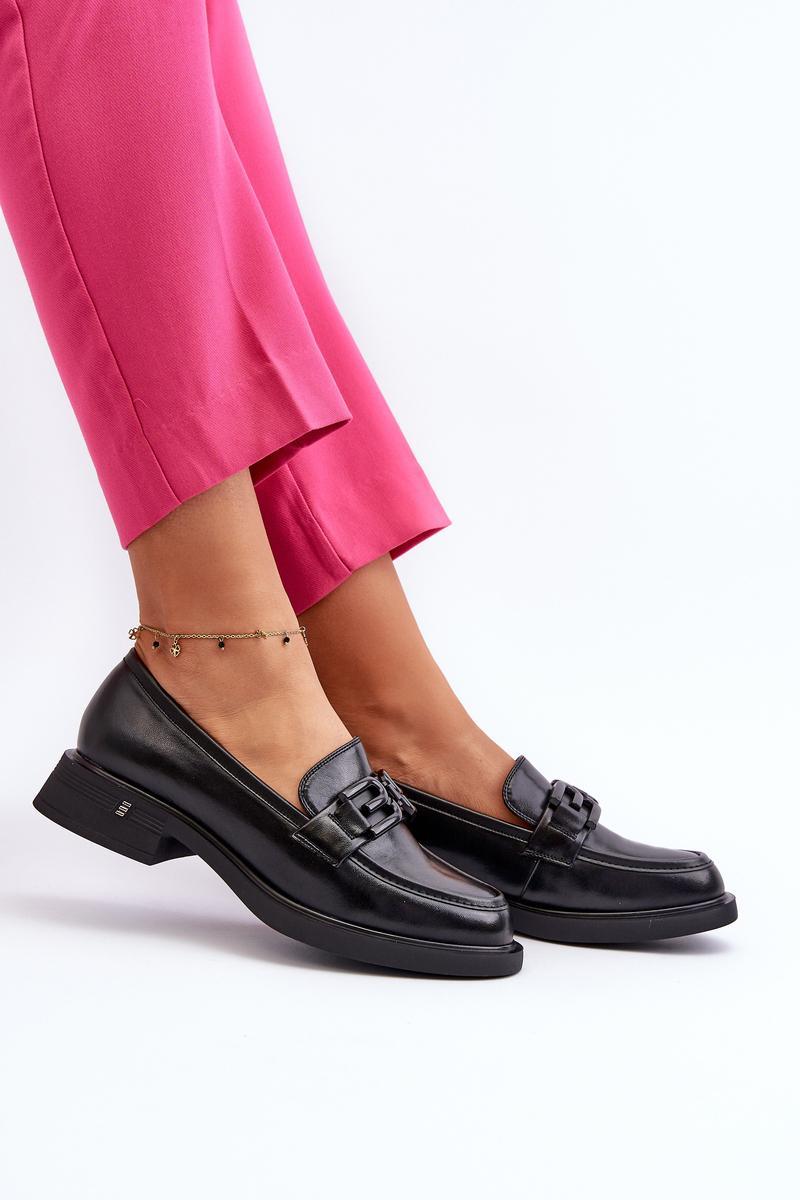 Step In Style Triana Black Leather Moccasins - view 3