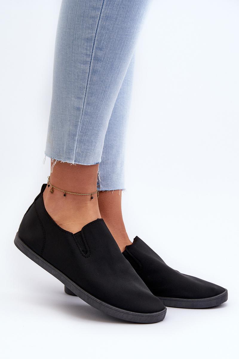 Step In Style Lovinia Black Trainers
