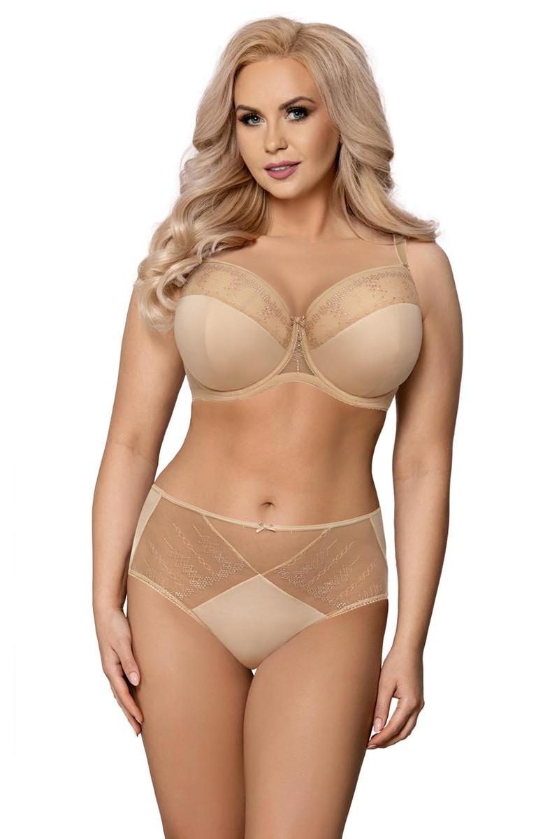 Vena Beige Knitted Padded Bra