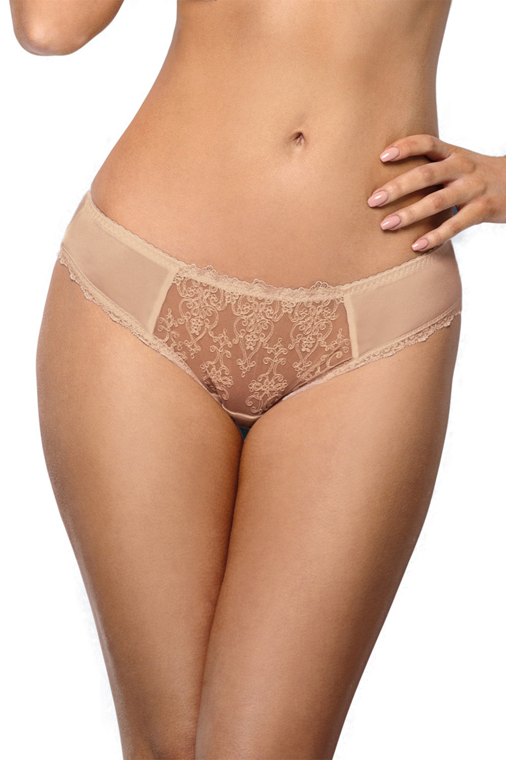 Vena Beige Mesh Knickers