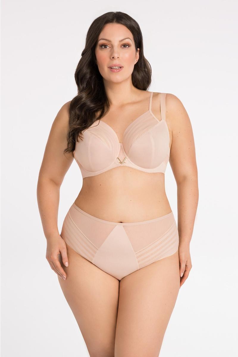 Gorsenia Lingerie Yoko Beige Mesh Soft Bra