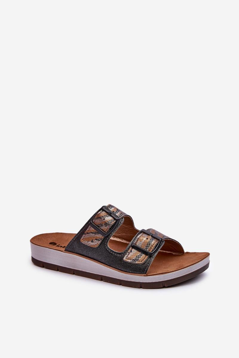 Step In Style Inblu Faux Leather Platform Flip Flops - view 2