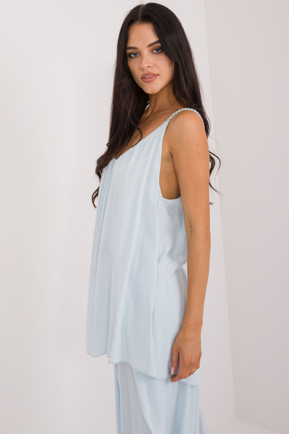 Och Bella Light Blue Cami Top - view 3