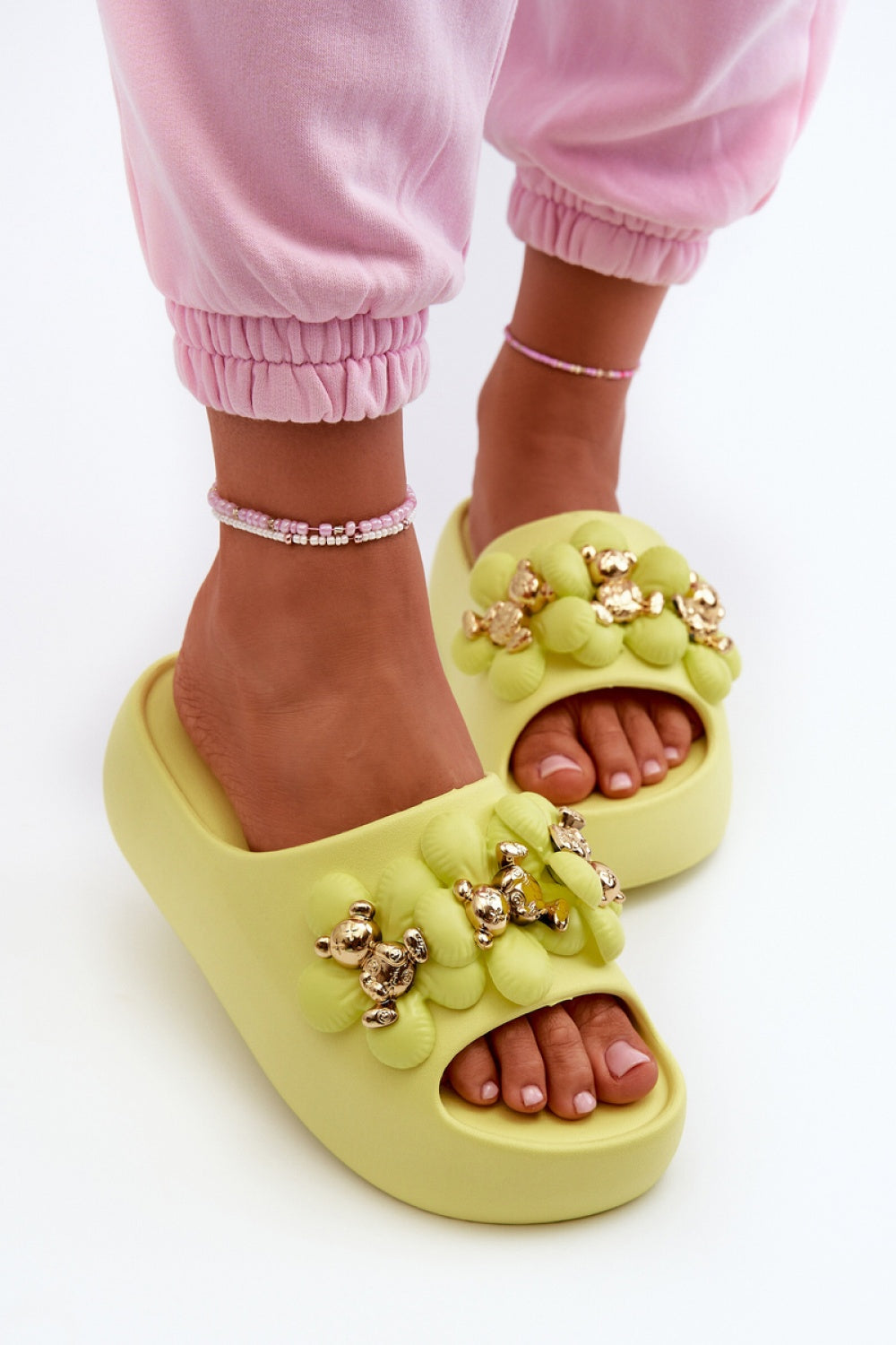 Step In Style Bremavia Lime Flip Flops - view 3