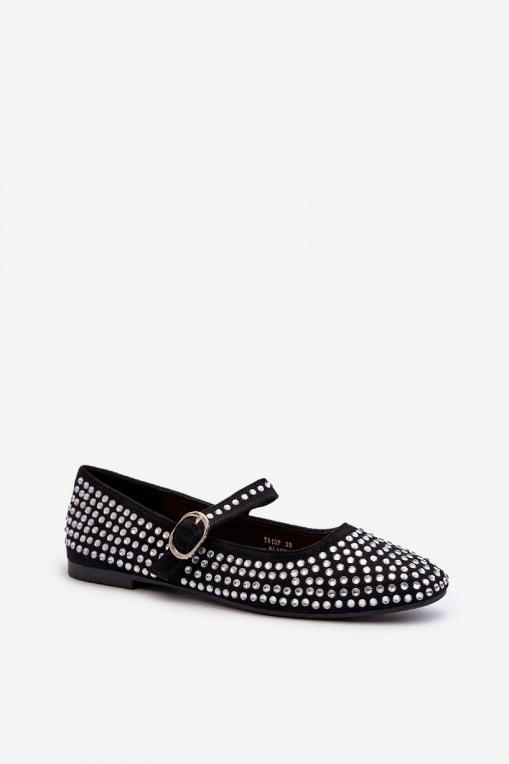 Step In Style Tinara Black Faux Suede Ballet Flats - view 2