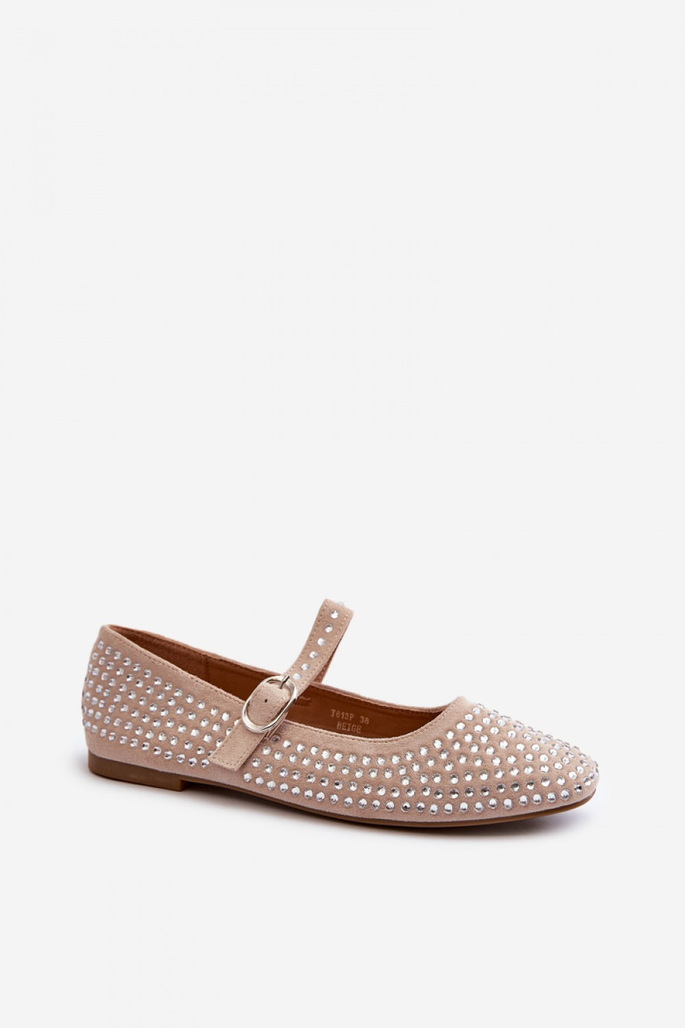 Step In Style Tinara Beige Faux Suede Ballet Flats - view 2