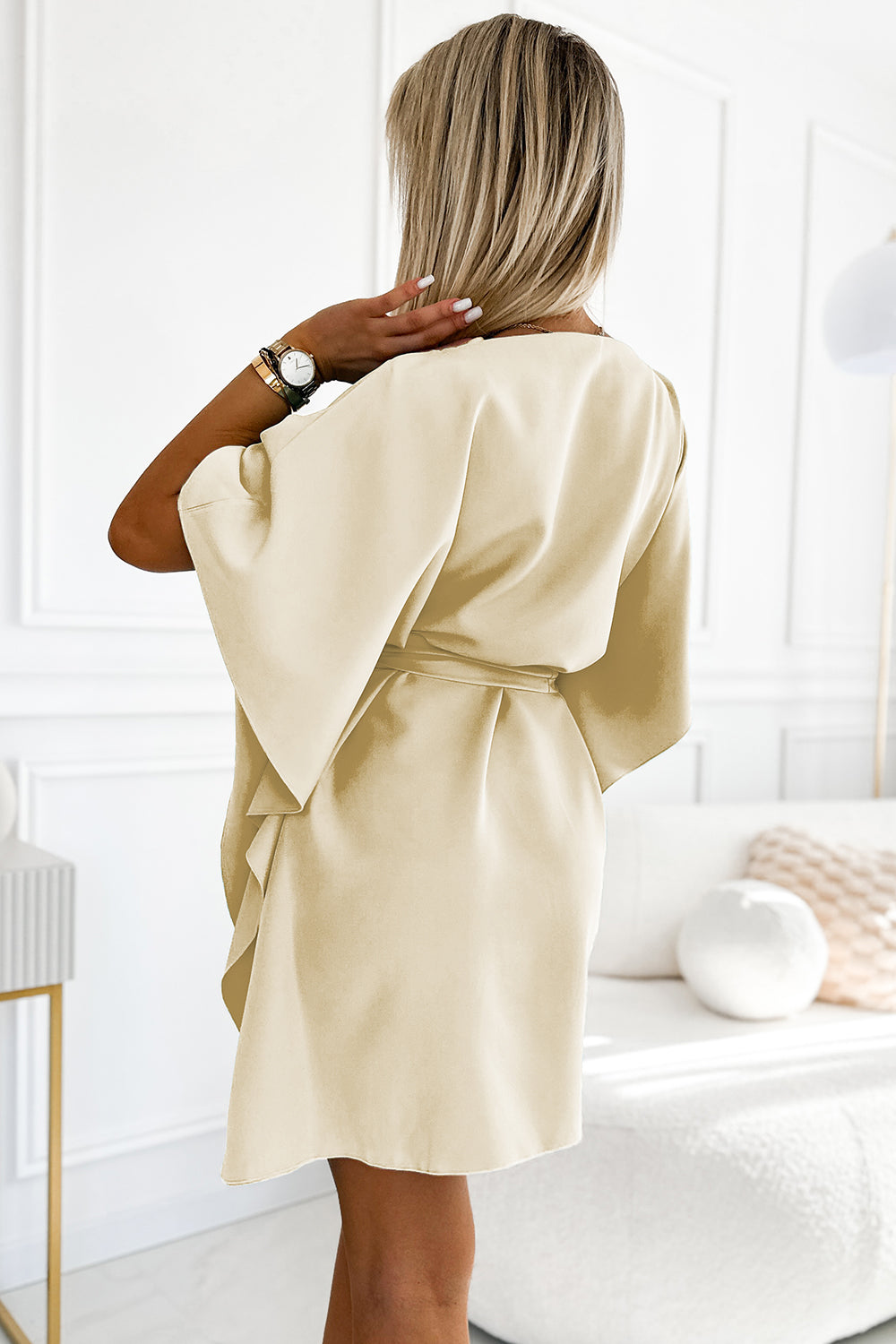 Numoco Sofia Beige Dress - view 3