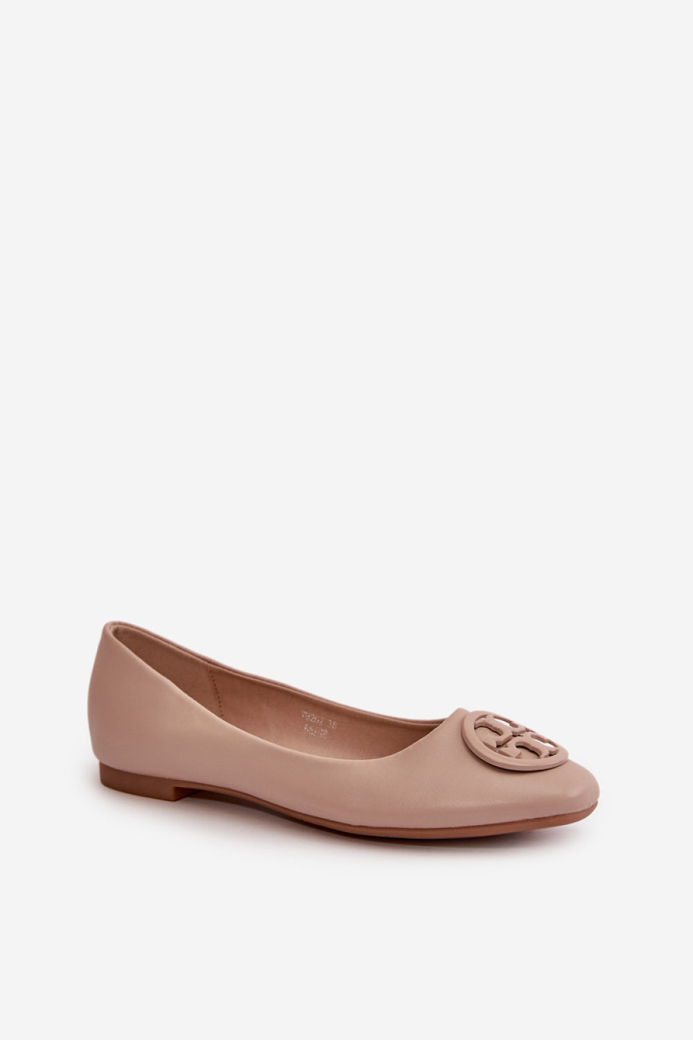Step In Style Rhodike Beige Faux Leather Ballet Flats - view 2