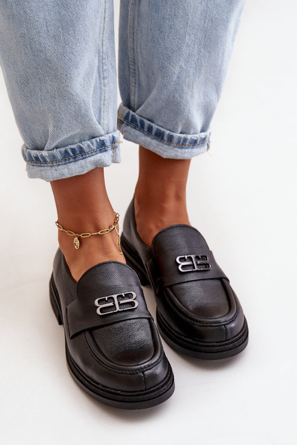 Step In Style Zazoo Black Flat Shoes - view 3