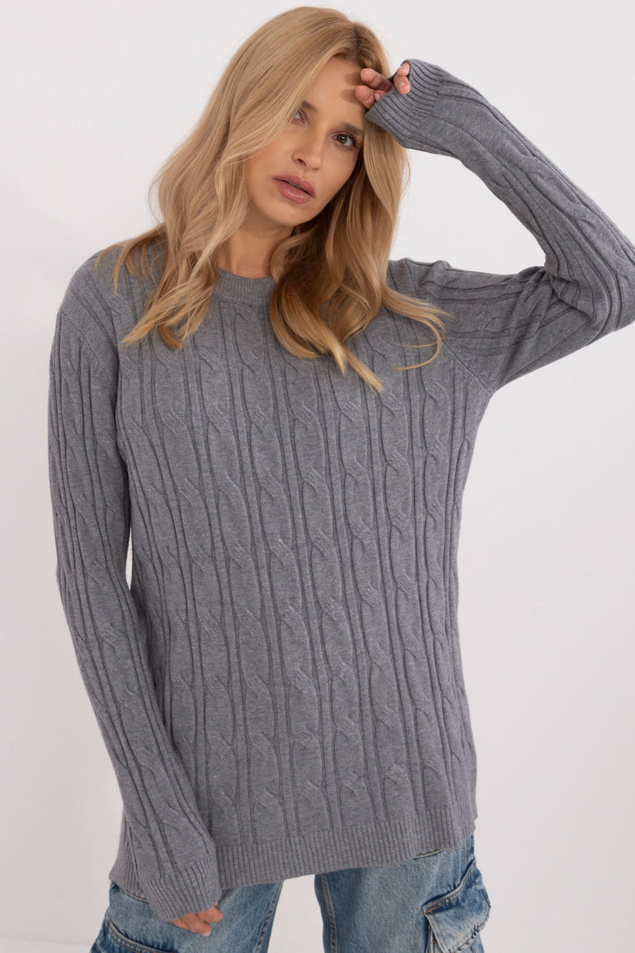 AT Dark Grey Long Sleeve Jumper