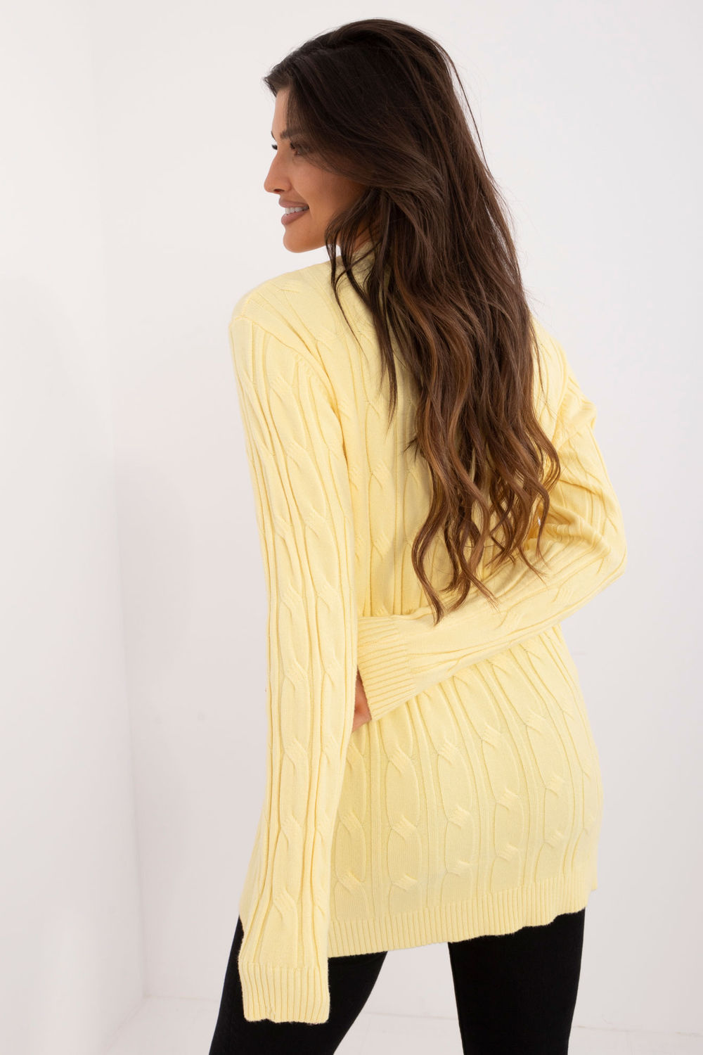 AT Light Yellow Long Sleeve Jumper - view 3