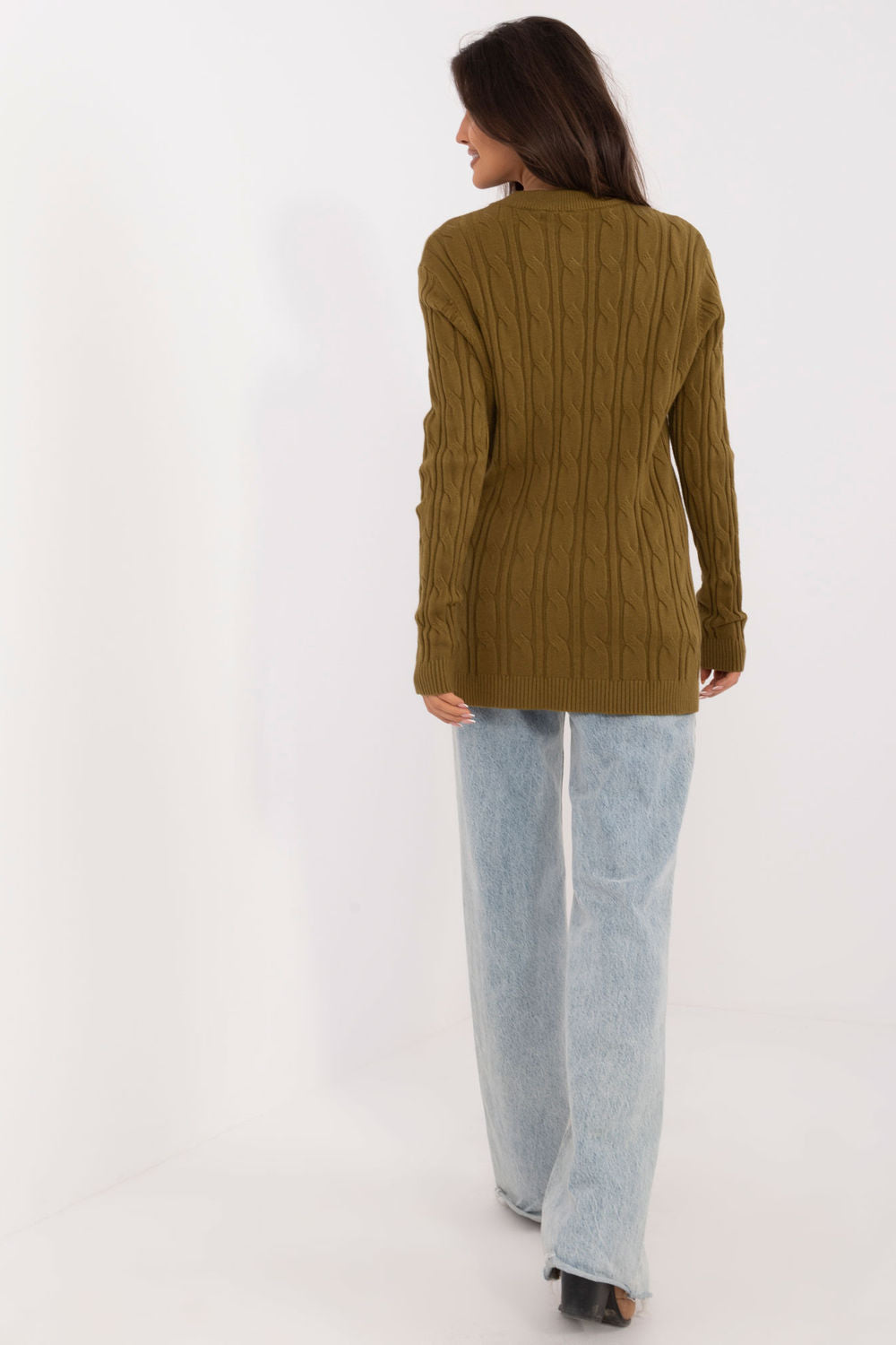 AT Olive Long Sleeve Jumper - view 3