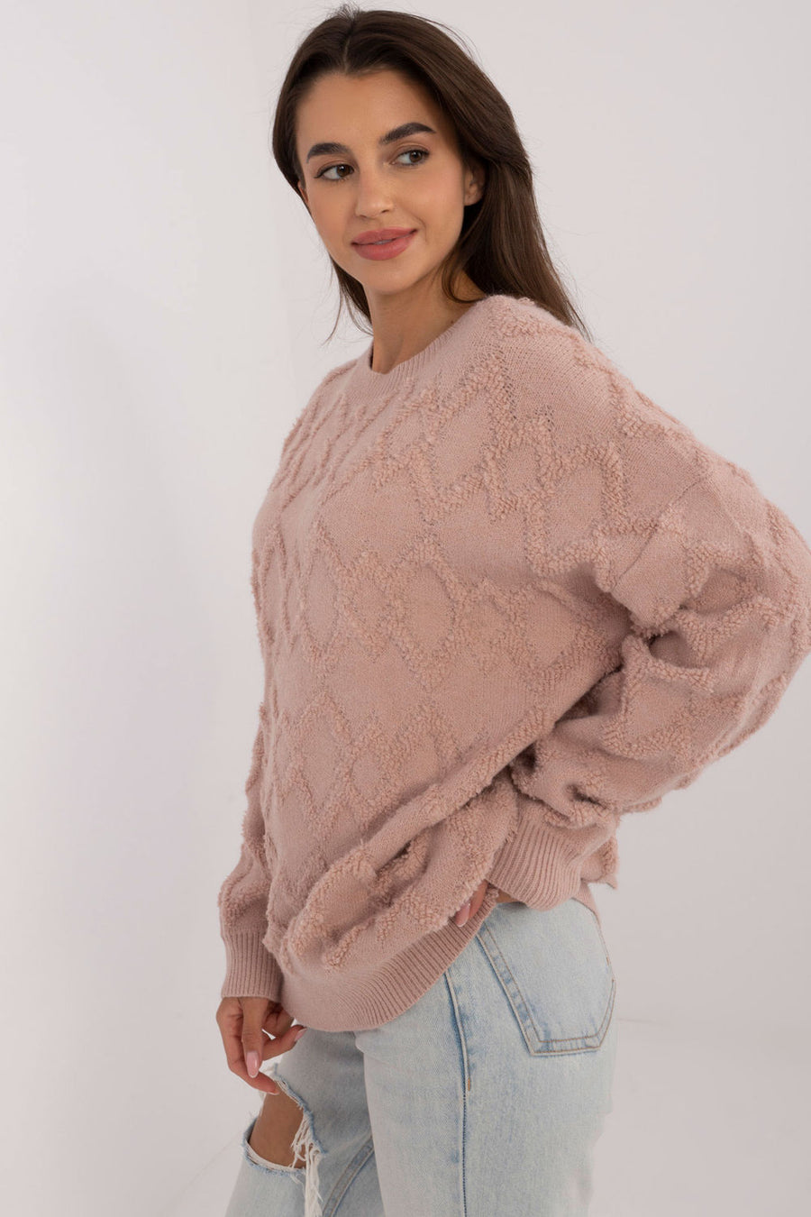 AT Dark Pink Long Sleeve Jumper