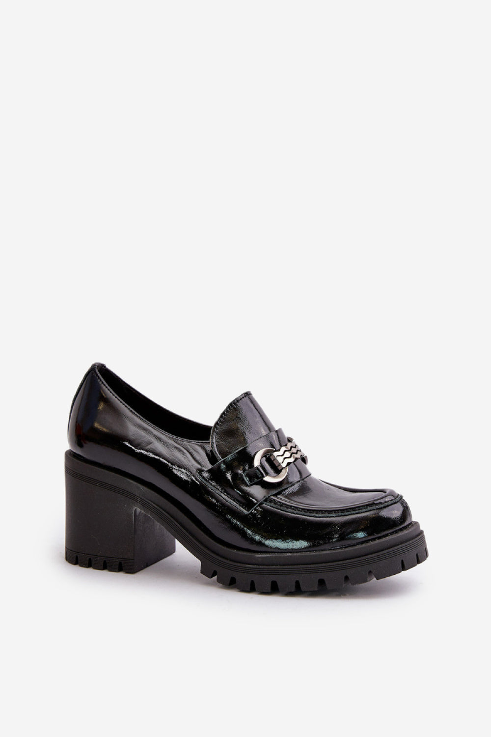 Step In Style Zazoo Black Heeled Shoes - view 2