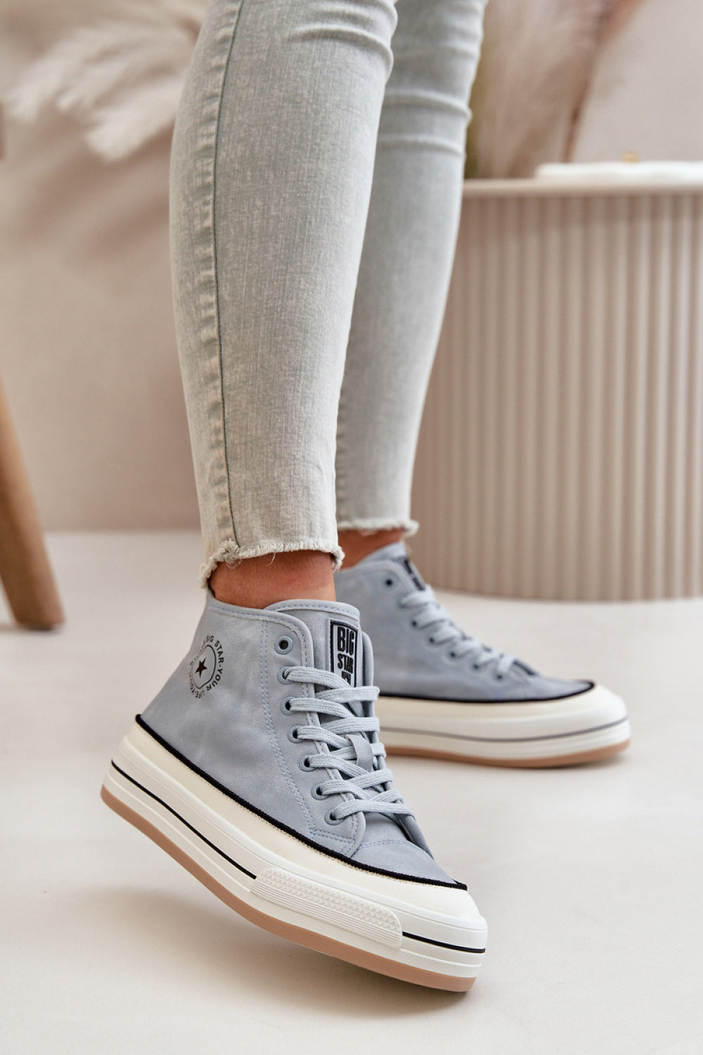 Step In Style Star Blue Trainers