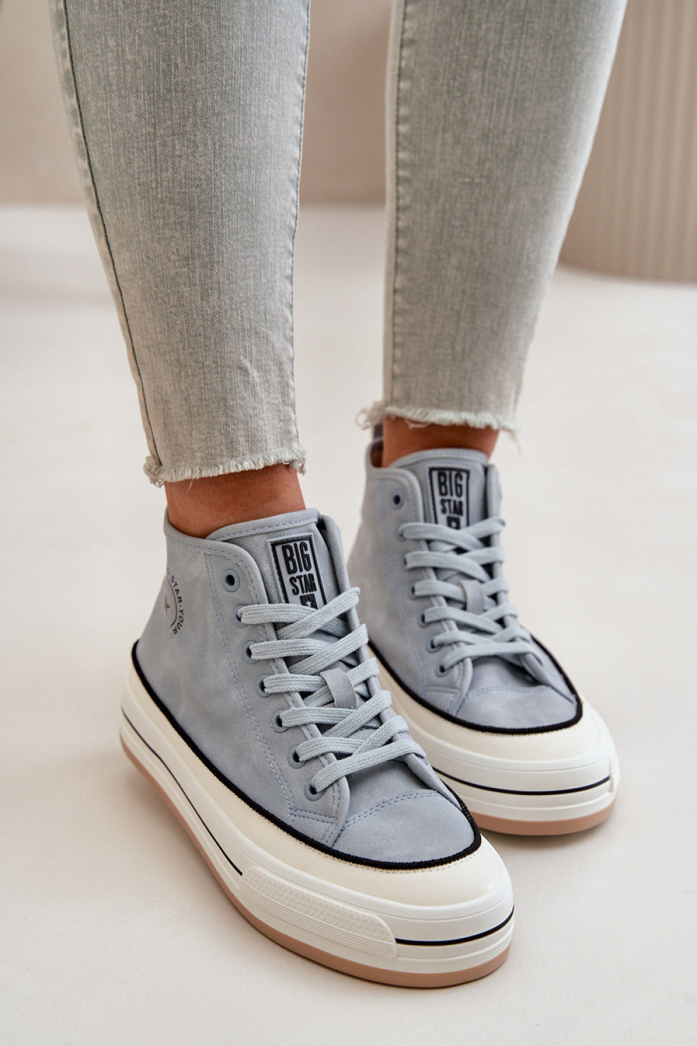 Step In Style Star Blue Trainers - view 3