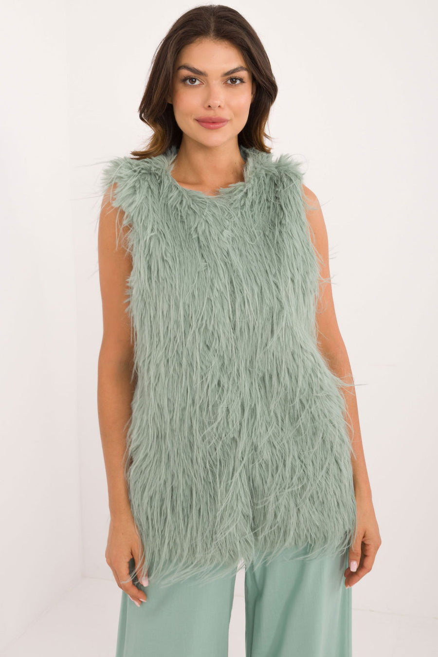 AT Pistachio Hooded Gilet