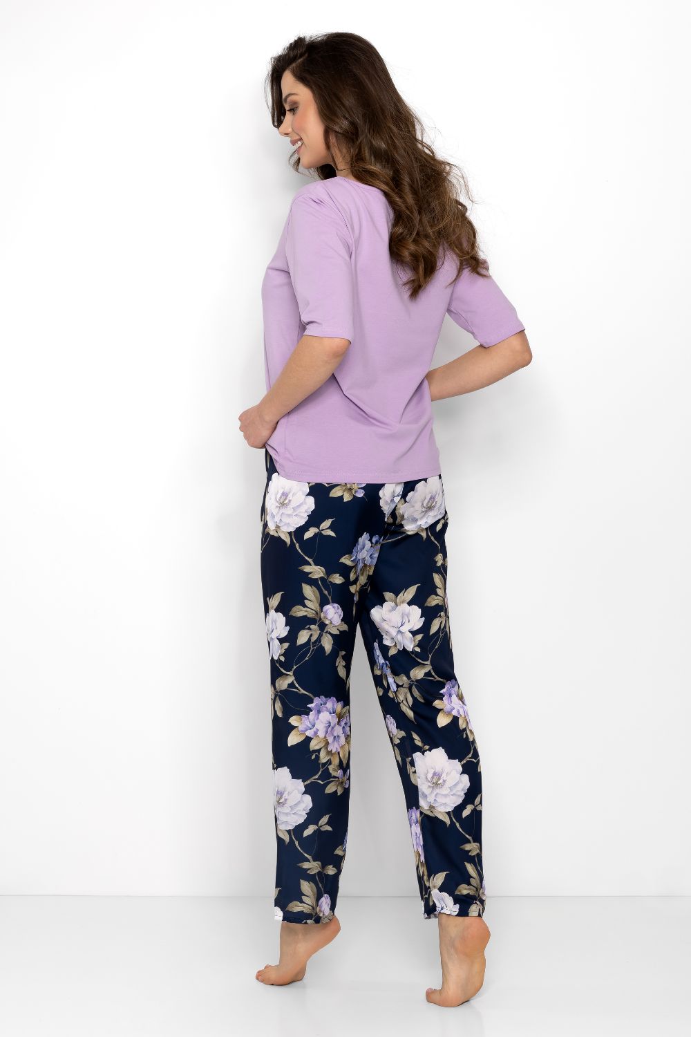 Momenti Per Me Always Win Navy Cotton Pyjamas - view 2