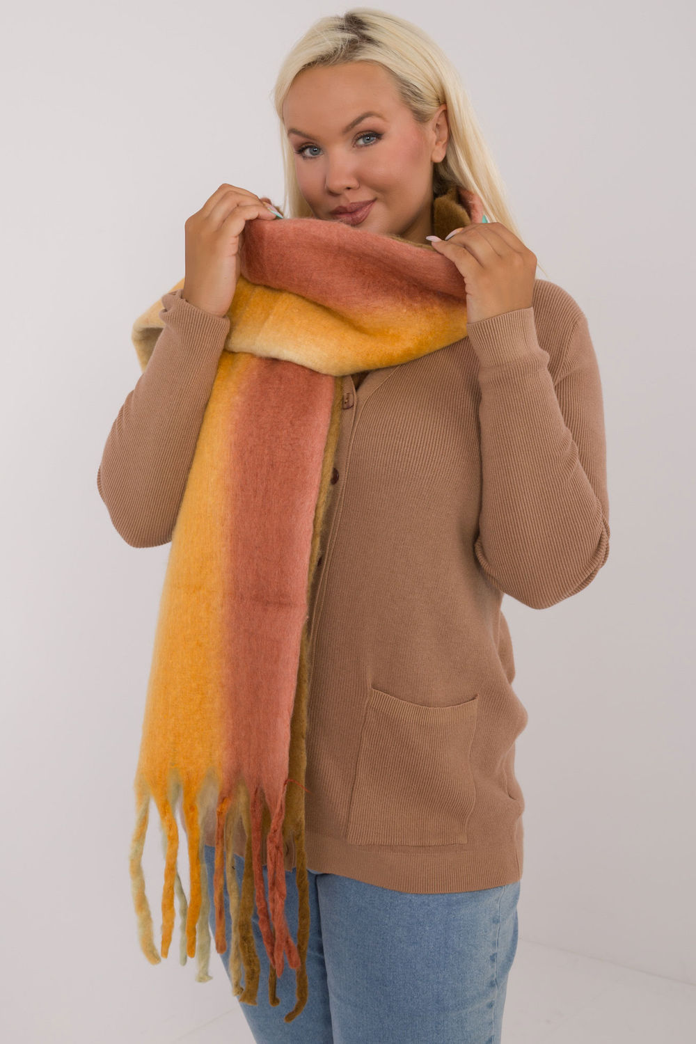 AT Orange Shawl